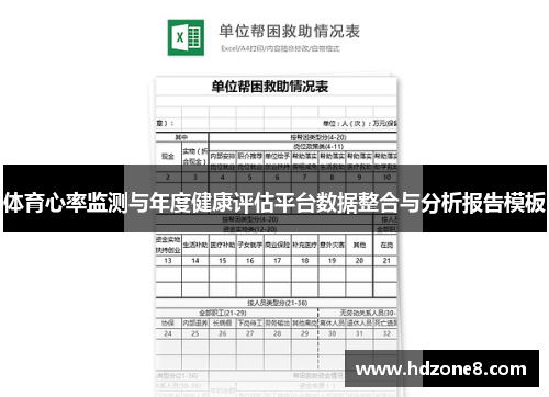 体育心率监测与年度健康评估平台数据整合与分析报告模板